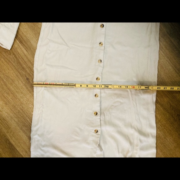 Vetiver Cream Button Up Maxi Dress - Picture 10 of 11